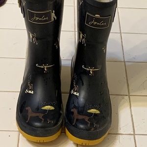 Joules Rainboots with Dogs